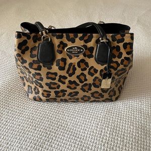 Coach Cheetah Print Handbag/Tote